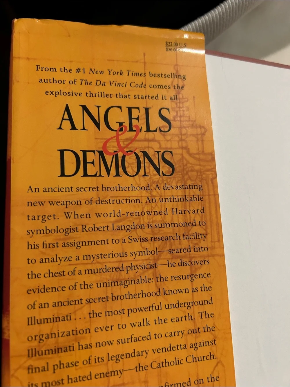 Angels & Demons - First Atria Books 1st edition Hardcover Edition used book